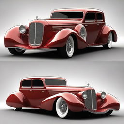 Create a custom wide stance hypercar based on a 4-door 1932 Buick Victoria sedan