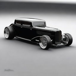 Create a custom wide stance supercar that is a fusion of a 1932 Buick Victoria 4 door sedan and a Lamborghini