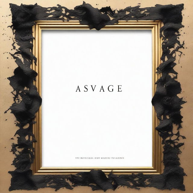 A white cover with the title 'SAVAGE' in black letters outlined in gold