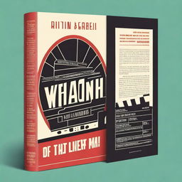 A book cover design for a book about classic films and modern cinema