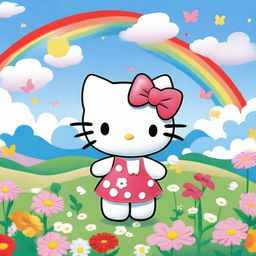 Create an image of Hello Kitty