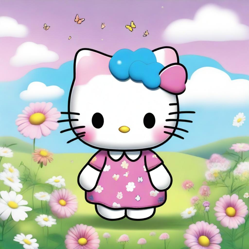 Create an image of Hello Kitty