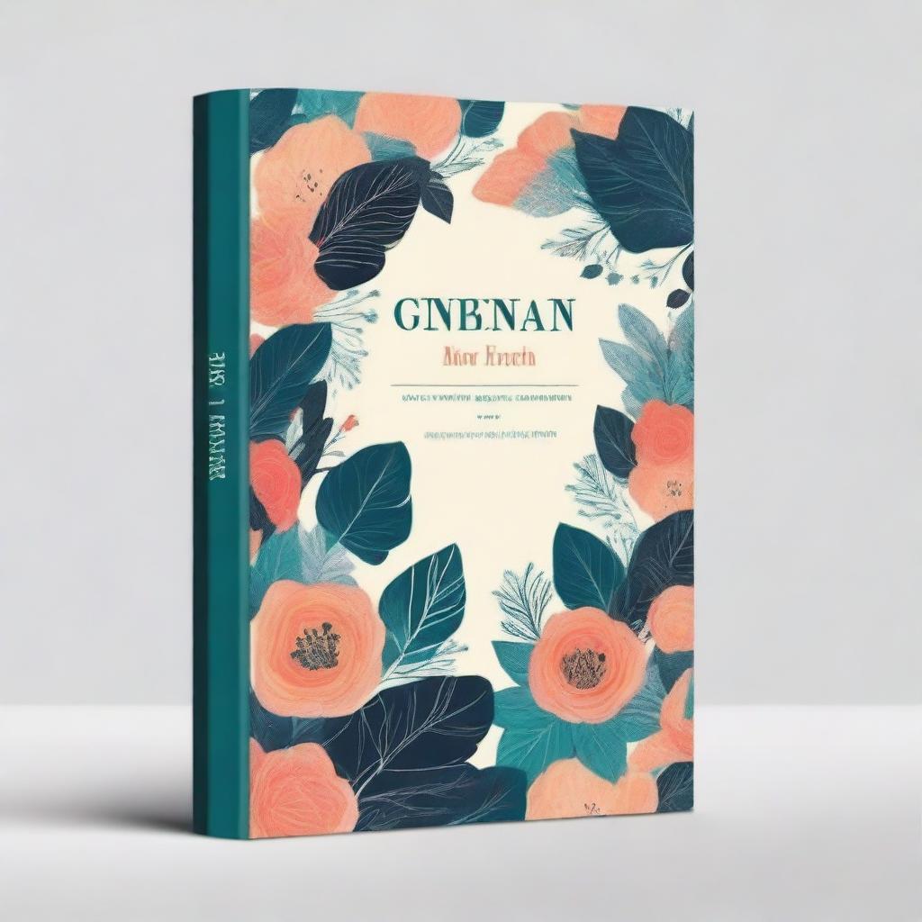 A beautifully designed book cover that is visually appealing and captures the essence of the book