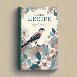 A beautifully designed book cover that is visually appealing and captures the essence of the book