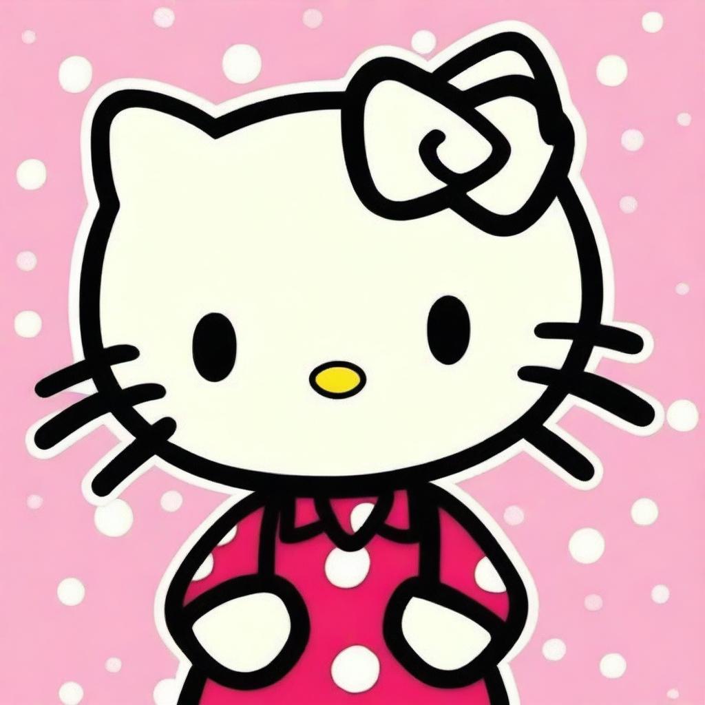 A quirky and fun profile picture featuring Hello Kitty