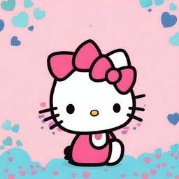 A quirky and fun profile picture featuring Hello Kitty