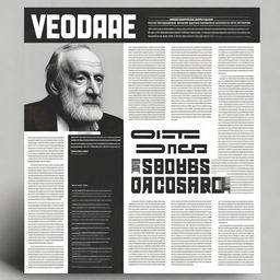 Design a powerful and impactful front page for a report titled 'Antisemitism Unleashed – The Toxic Echo Chamber of RT's Tolstoy Comment Section' with the subtitle 'Analyzing the Spread of Hate and Misinformation'