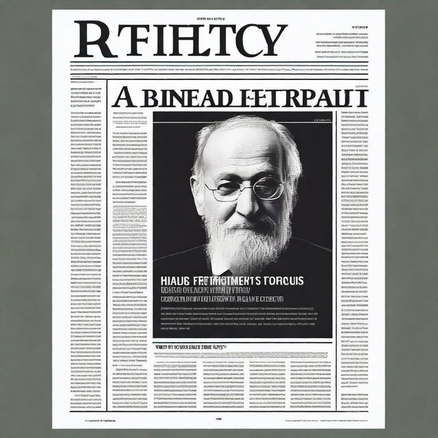 Design a powerful and impactful front page for a report titled 'Antisemitism Unleashed – The Toxic Echo Chamber of RT's Tolstoy Comment Section' with the subtitle 'Analyzing the Spread of Hate and Misinformation'