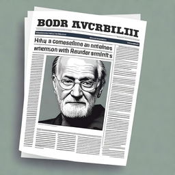 Design a powerful and impactful front page for a report titled 'ANTISEMITISM UNLEASHED – The Toxic Echo Chamber of RT's Tolstoy Comment Section' with the subtitle 'Analyzing the Spread of Hate and Misinformation'