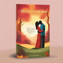 Design a cover page for the book titled 'Healing Hearts: A story of love, forgiveness, and redemption