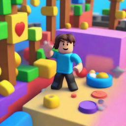 A character is checking accounts in the popular Roblox game Blox Fruits