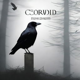 Create a book cover for a book titled 'Corvid Conundrum'