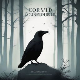 Create a book cover for a book titled 'Corvid Conundrum'