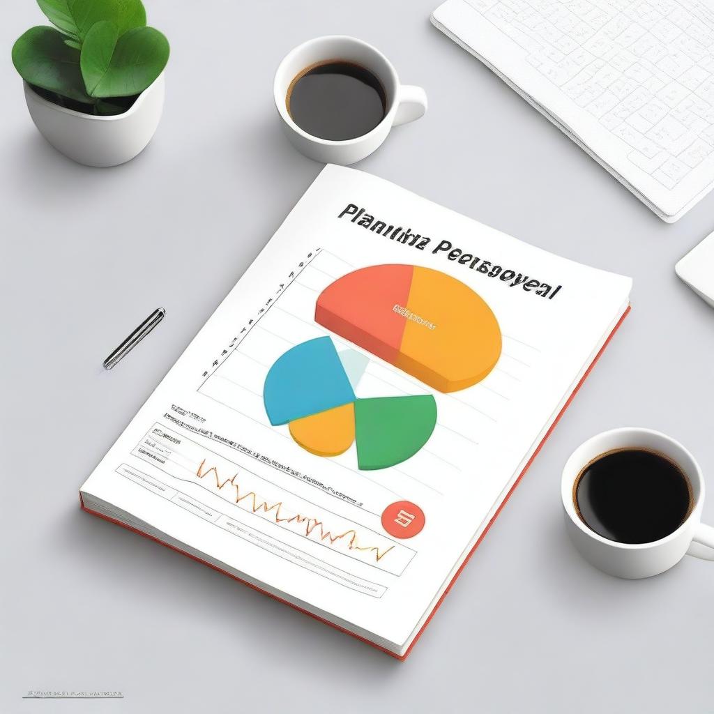 An ebook cover design for a personal monthly budget spreadsheet