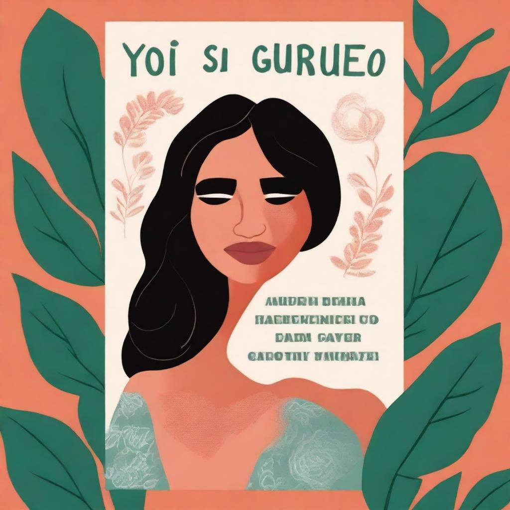 A book cover featuring a woman embracing herself from behind