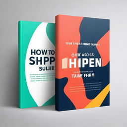 A detailed and engaging book cover for 'How to Start Drop shipping For Free - The Ultimate Guide'