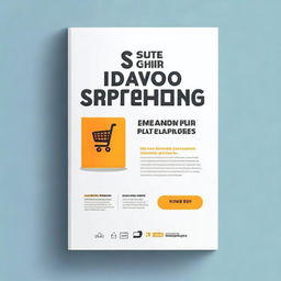 A detailed and engaging book cover for 'How to Start a Dropshipping For Free - The Ultimate Guide'