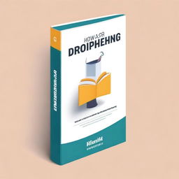 A detailed and engaging book cover for 'How to Start a Dropshipping For Free - The Ultimate Guide'