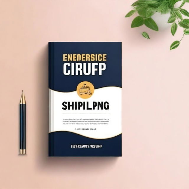 Create a book cover with the title 'How to Start Drop shipping For Free - The Ultimate Guide'