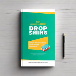 Create a book cover with the title 'How to Start Drop shipping For Free - The Ultimate Guide'