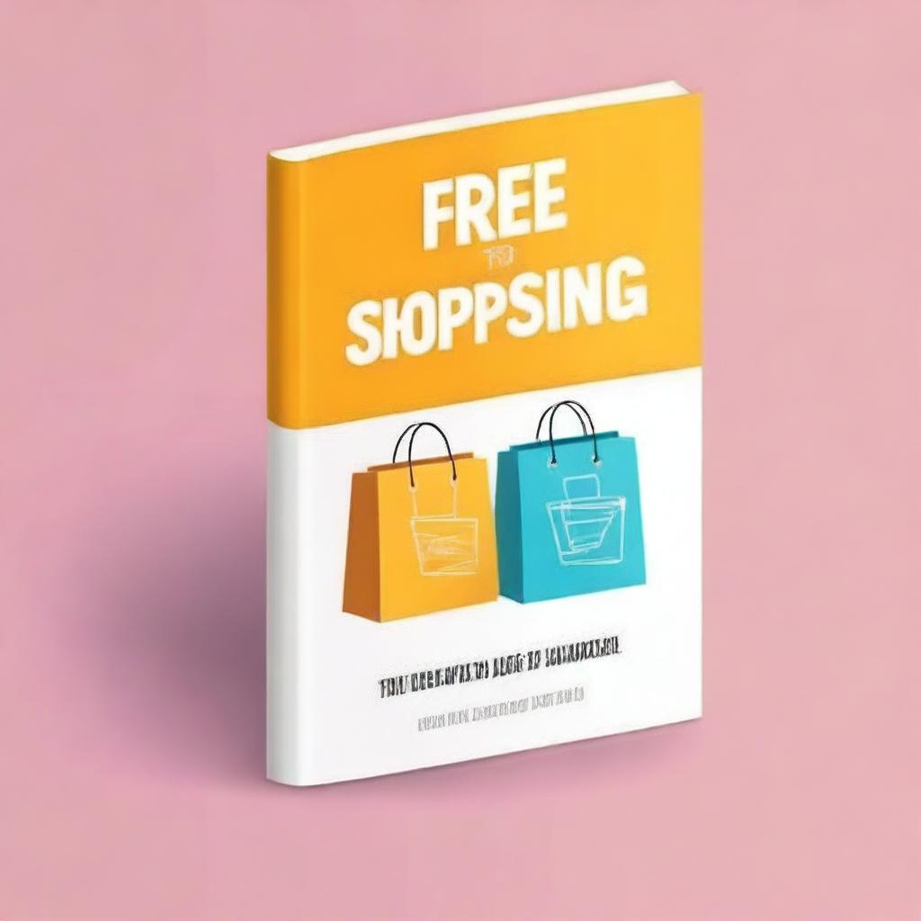 Design an ebook cover page with the title 'The Ultimate Guide to Start Dropshipping For Free'