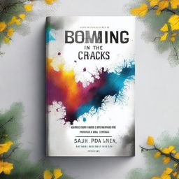 Design a captivating book cover for a book titled 'Booming In The Cracks'