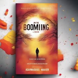 Design a captivating book cover for a book titled 'Booming In The Cracks'