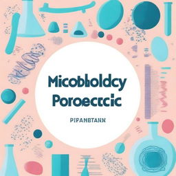 Create a cover page for a microbiology project