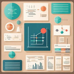 Create an image that visually represents mathematical concepts