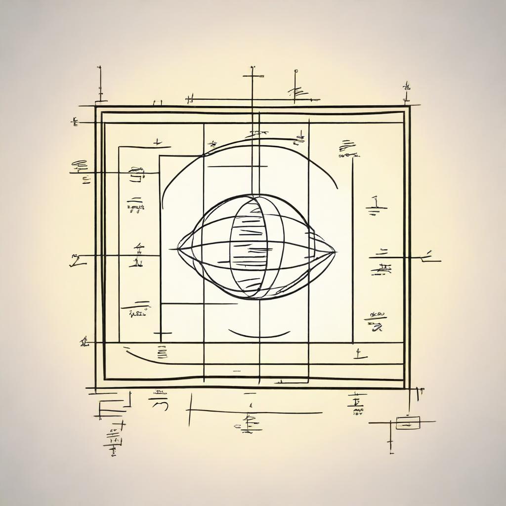 Create an image that visually represents a differential equation