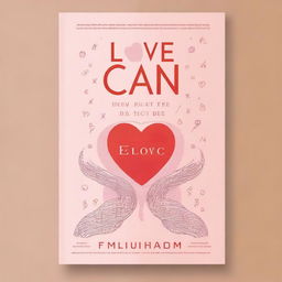 Design a book cover for the title 'Love Can, In Fact, Be Calculated' by Zoey Charif