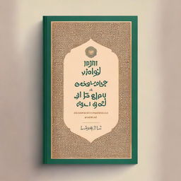 غلاف كتاب يحتوي على تصميم جذاب وأنيق