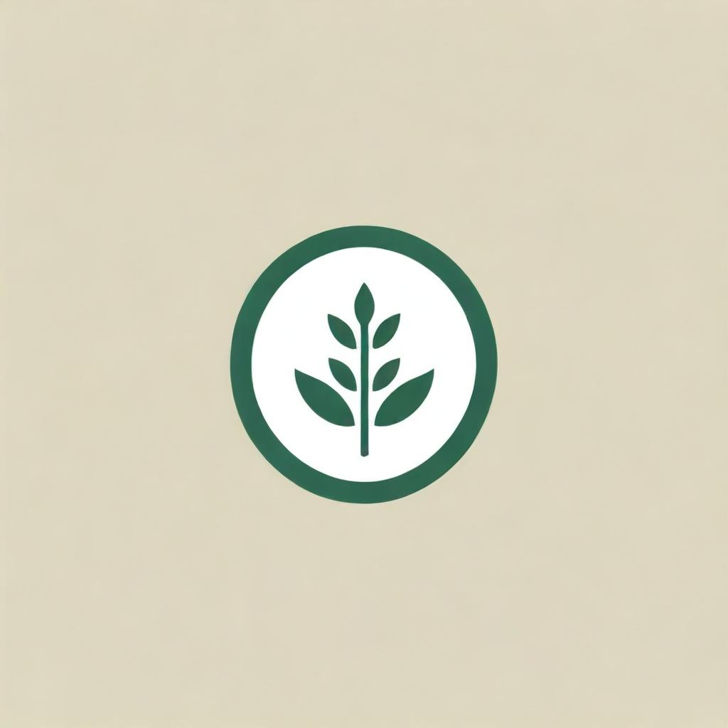 A logo for a scientific consultancy focusing on organic produce and regulatory compliance with Health Canada. Use a blend of scientific and organic elements.