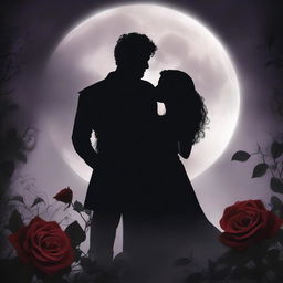 Create a book cover for a dark romance novel