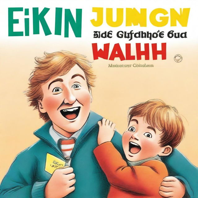 A book cover depicting a dominant man grabbing a 7 to 9-year-old boy