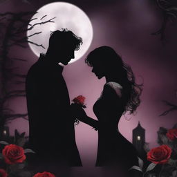 Create a book cover for a dark romance novel