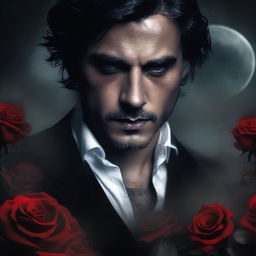 Create a book cover for a dark romance novel