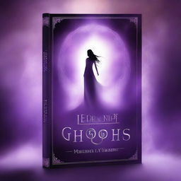 Create a book cover featuring a magical portal with a glowing female and male figure