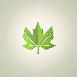 Design a logo for a solar company featuring a photorealistic, highly detailed maple leaf