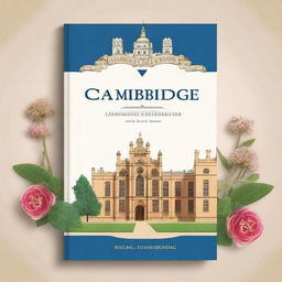 Create a book cover for an English language learning book titled 'Cambridge B2'