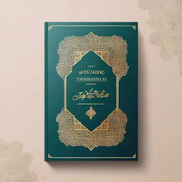 Create a religious book cover with the title 'Mutabaah Tahfidz'