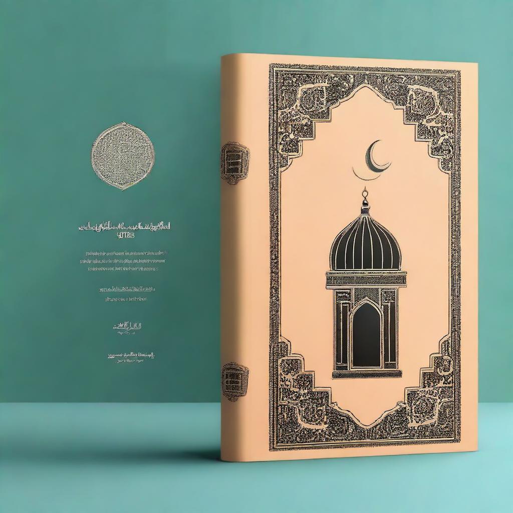 Create a book cover with a religious theme focused on Quran memorization