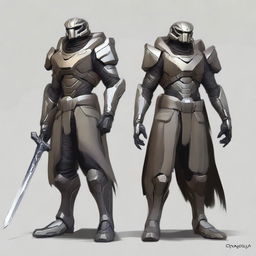 Create an image of the Arbiter from Halo reimagined as a character in a D&D campaign