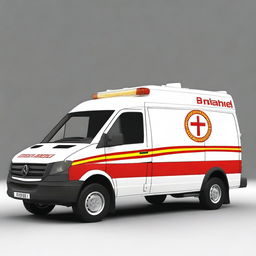 Create a detailed design for a German Notarzt Einsatzfahrzeug (emergency doctor's vehicle)