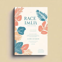 Create a back cover that complements the front page of a book