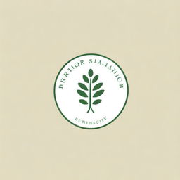 A sophisticated logo for a scientific consultancy focusing on organic produce and regulatory practices, embodying trust, innovation, and sustainability.