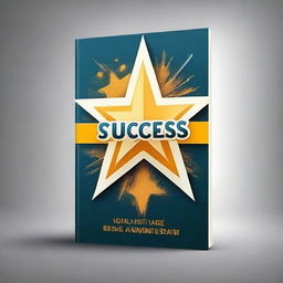 Create a book cover for a vocabulary book titled 'Success Star'