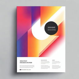 A professional and sleek cover for a thermographic technical report