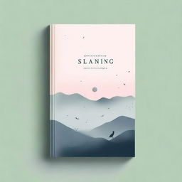 A book cover design with the theme of 'silent in longing'