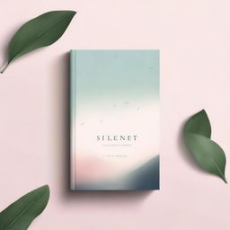 A book cover design with the theme of 'silent in longing'